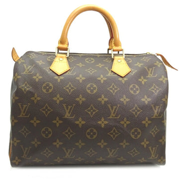 LOUIS VUITTON Speedy 30 Ladies Handbag M41526 Monogram Ebene [Brown]