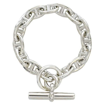 HERMES Bracelet Chaine d'Ancle Silver 13 Pieces Ag 925  LINK Ladies