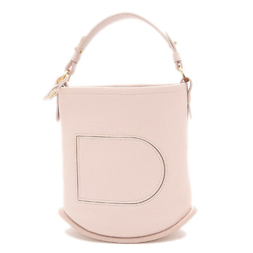 Delvaux Pan Mini Bucket Handbag Leather Silk Pink AA0494AQY050YDO