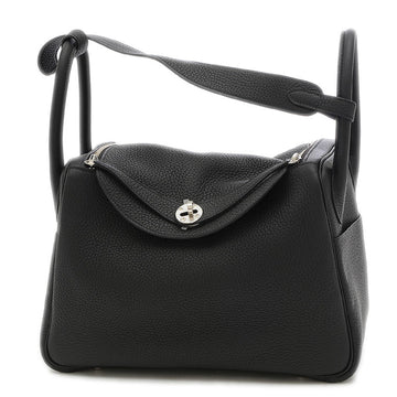 Hermes Lindy 30 Taurillon Black U Engraved Handbag Shoulder Bag