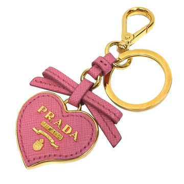 PRADA Heart Keychain Keyring Charm Wallet aq8587