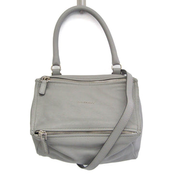 GIVENCHY Pandora Small BB05251012 Women's Leather Handbag,Shoulder Bag Gray