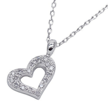 PIAGET Necklace Women's Heart 750WG Diamond Limelight White Gold Polished