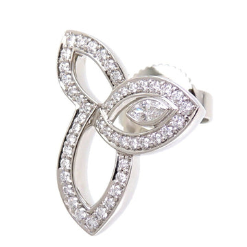 HARRY WINSTON One Lily Cluster Diamond Women's Earrings EADPMQRFLC Pt950 Platinum
