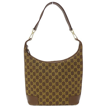 GUCCI Women's Shoulder Bag GG Canvas Brown 0014204