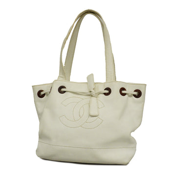 Chanel Caviar Skin Tote Bag Women's Caviar Leather Handbag,Tote Bag White