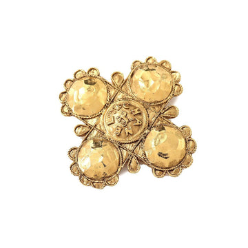 Chanel flower lion brooch gold 23 vintage accessories Lion Brooch Vintage
