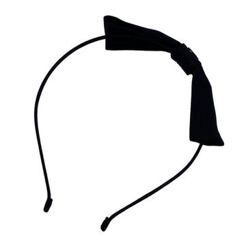 CHANEL Ribbon 23P Coco Mark Hair Accessory Black Ladies