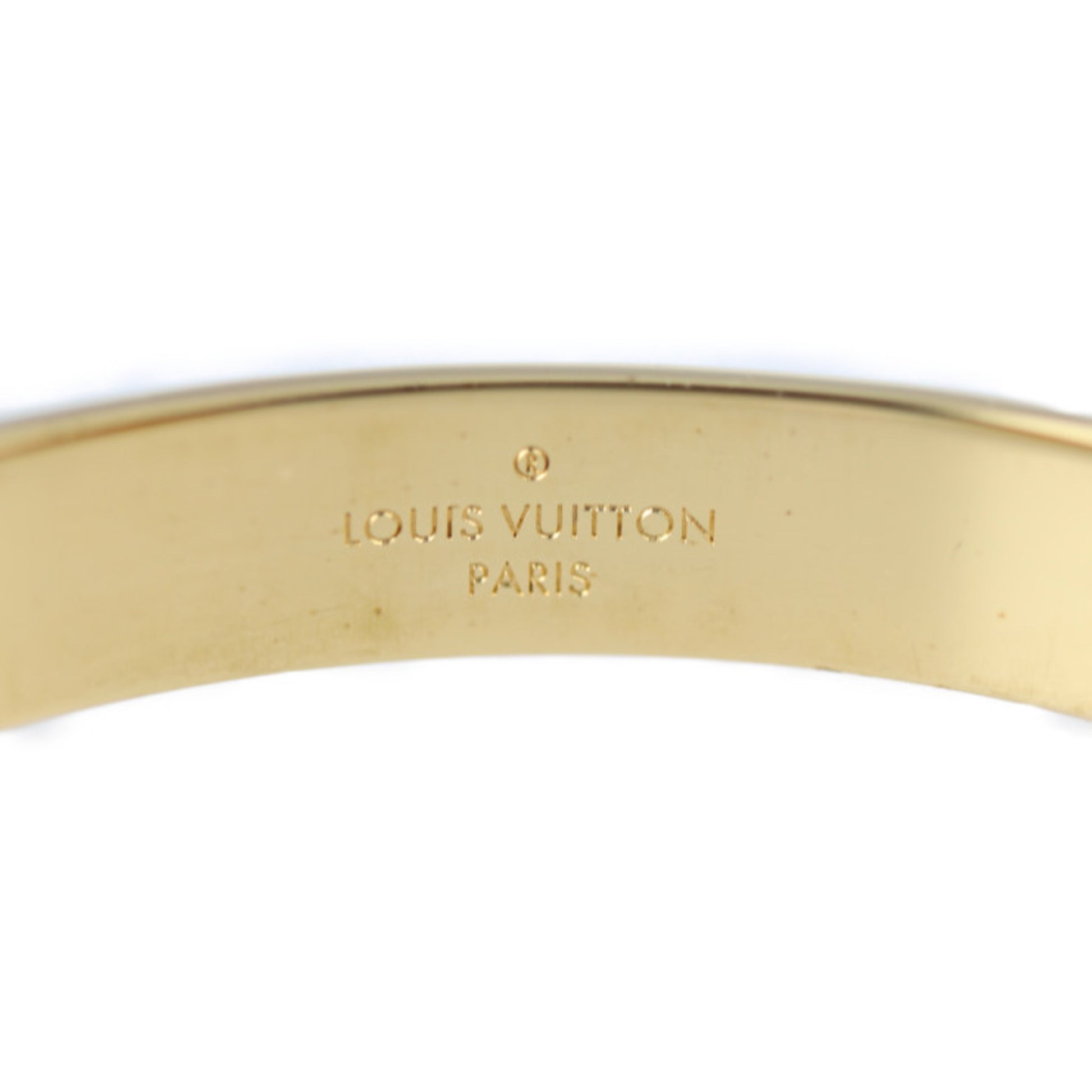 Louis Vuitton Jonk Wilde LV Monogram Bracelet Bangle M67783 Notation S