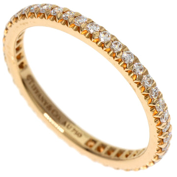 TIFFANY Soleste Full Eternity Diamond Ring K18 Pink Gold Ladies &Co.