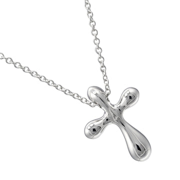 TIFFANY&Co. Small cross necklace 925 silver approx. 2.53g ladies