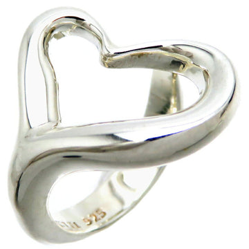 TIFFANY SV925 Open Heart Women's Ring Silver 925 No. 10