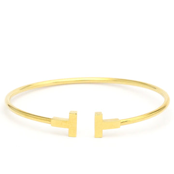 TIFFANY T-wire Bracelet Yellow Gold [18K] No Stone Bangle Gold