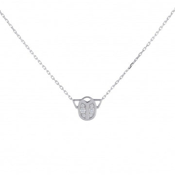 CARTIER scarab necklace/pendant K18WG white gold