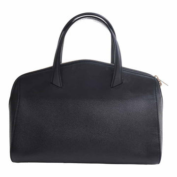 VALEXTRA leather handbag V5A53 black ladies