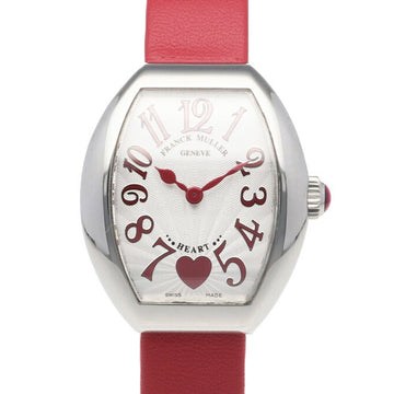 FRANCK MULLER heart to watch stainless steel 5002 S 6H quartz ladies