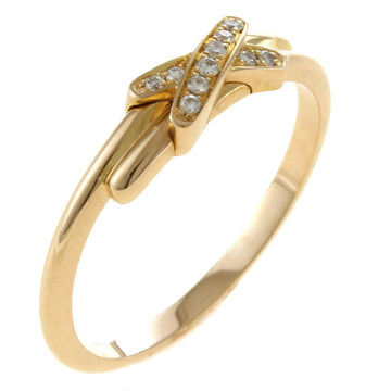 CHAUMETian Ring No. 11 18K K18 Pink Gold Diamond Women's