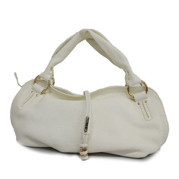 CELINEAuth  Bitter Sweet Women's Leather Handbag White