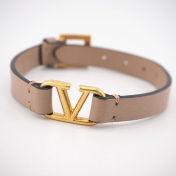 VALENTINO/ Garavani V Logo Bracelet Beige Ladies