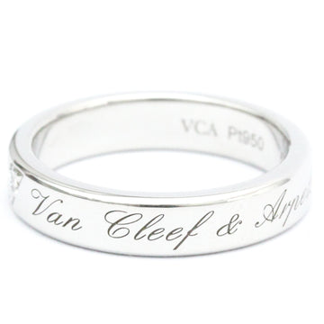 VAN CLEEF & ARPELS Toujours Signature Etoiles Wedding Band VCARP5YW00 Platinum Fashion Diamond Band Ring Carat/0.06