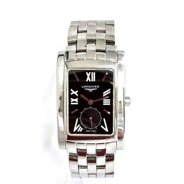 LONGINES L56554 Quartz Black Dial Watch Men's