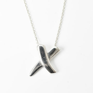 TIFFANY necklace pendant silver &Co. Paloma Picasso cross motif