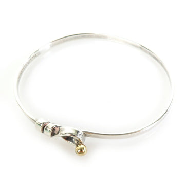 TIFFANY&Co. Bracelet Bangle Love Knot Silver 925/K18 Gold x Women's h29521f