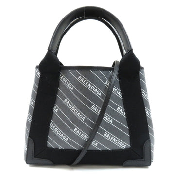 Balenciaga 390346 Navy Kabas XS Handbag PVC / Leather Women's BALENCIAGA