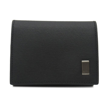 DUNHILL coin purse Black leather 19F2F80SG001R