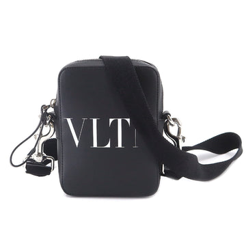 VALENTINO GARAVANI Garavani VLTN Logo Small Crossbody Shoulder Bag Leather Nero Bianco Cross body