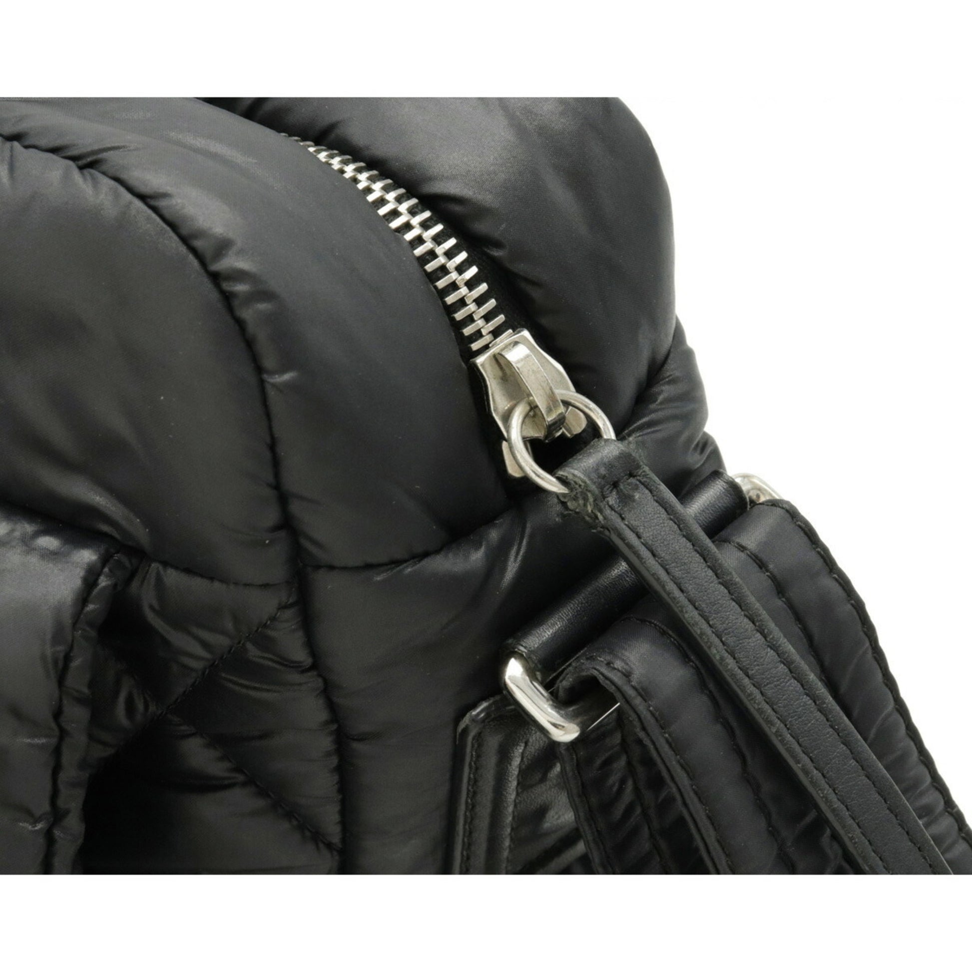 CHANEL Coco Coon Matelasse Small Shoulder Bag Nylon Black 8616