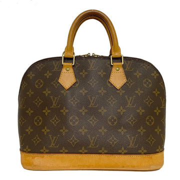 Louis Vuitton Alma PM Brown Monogram M51130 Handbag Nume FL1013 LOUIS VUITTON Ladies Tote Bag