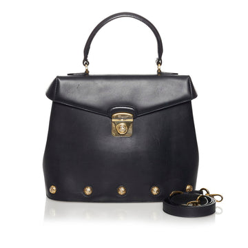 SALVATORE FERRAGAMO Handbag Shoulder Bag AN 21 5209 Black Leather Ladies