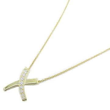 TIFFANY&CO Kiss Diamond Necklace Necklace Clear K18 [Yellow Gold] Clear