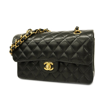 Buy [Used] Chanel Caviar Skin Matelasse Coco Mark W Flap W Chain Shoulder  Bag Shoulder Bag - Black Caviar Skin Bag - from Japan - Buy authentic Plus  exclusive items from Japan