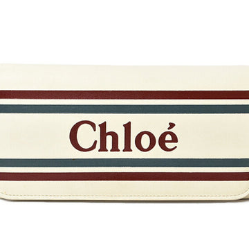 CHLOE  Wallet Long VICK White Natural CHC19SP065A88119