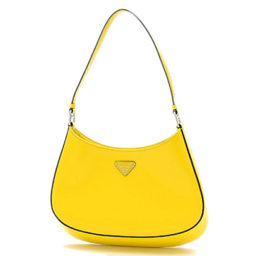 Prada Cleo shoulder bag leather bright yellow 1BC499