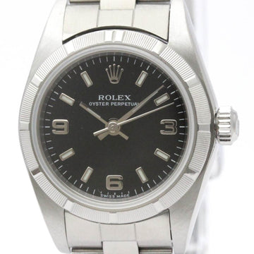 ROLEXPolished  Oyster Perpetual Serial K Automatic Ladies Watch 76030 BF555383