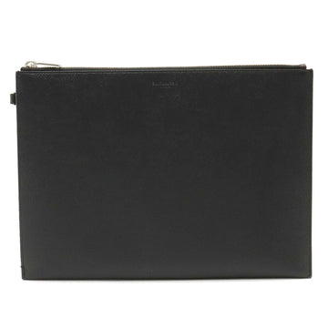 YVES SAINT LAURENT SAINT LAURENT PARIS Saint Laurent Paris Zip Tablet Holder Clutch Bag Leather Black 683865