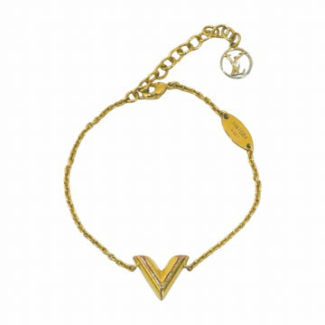 LOUIS VUITTON Bracelet Essential V M61084 Gold Brand Accessories Women's