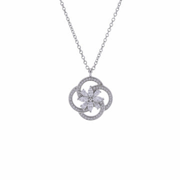 TIFFANY&Co.  Victoria Cluster Diamond Ladies Pt950 Platinum Necklace