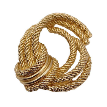 CHRISTIAN DIOR Dior Brooch Ladies Brand Rope Gold