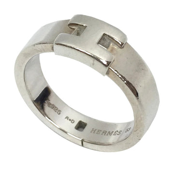 HERMES Ring Hercules H Motif AG925 Silver ♯53 Daily size approx. 13 Men's Women's