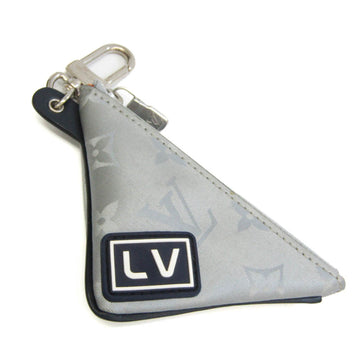 LOUIS VUITTON Portocre Pouch MP2217 Keyring [Gray,Silver]