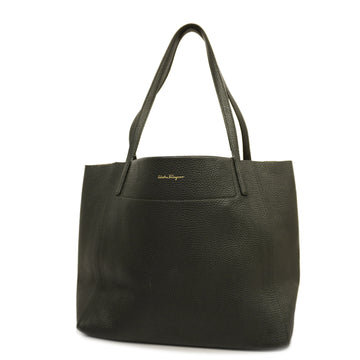 SALVATORE FERRAGAMOAuth  Women's Leather Handbag,Tote Bag Black