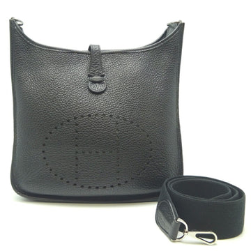Hermes Evelyne PM Women's Shoulder Bag Togo Noir (Black)