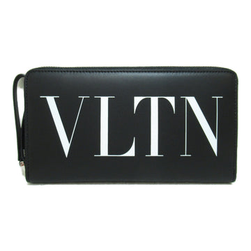 VALENTINO Round long wallet Black leather 3Y2P05700NI