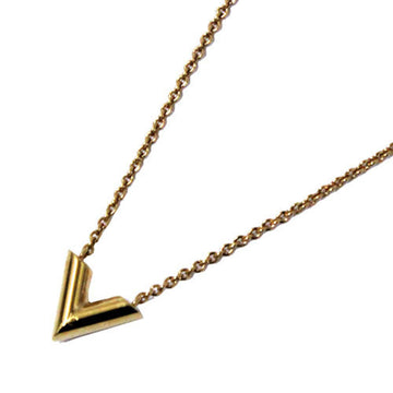 LOUIS VUITTON Necklace Women's Brand Essential V Gold M61083