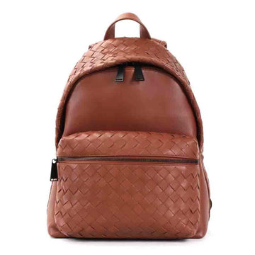 BOTTEGA VENETA Backpack Intrecciato Leather Brown Men's 599634