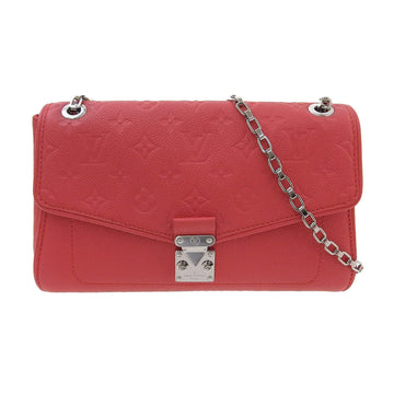 Louis Vuitton Monogram Implant Saint-Germain PM Shoulder Bag Pink M41763